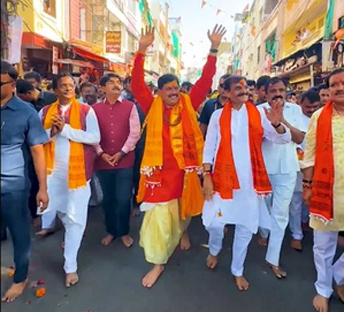 सावन के अंतिम सोमवार पर बाबा महाकाल की शाही सवारी में शामिल हुए सीएम मोहन यादव